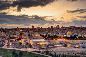 Jerusalem Old City Skyline