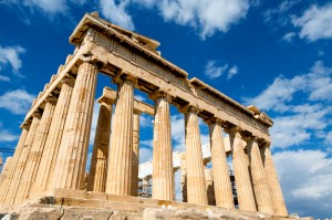 Parthenon on the Acropolis in Athens