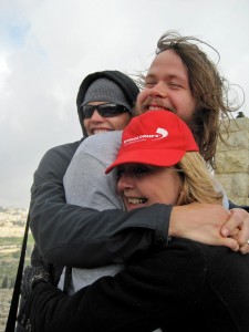 Elsa Brennan Jared COld Israel Mt of Olives